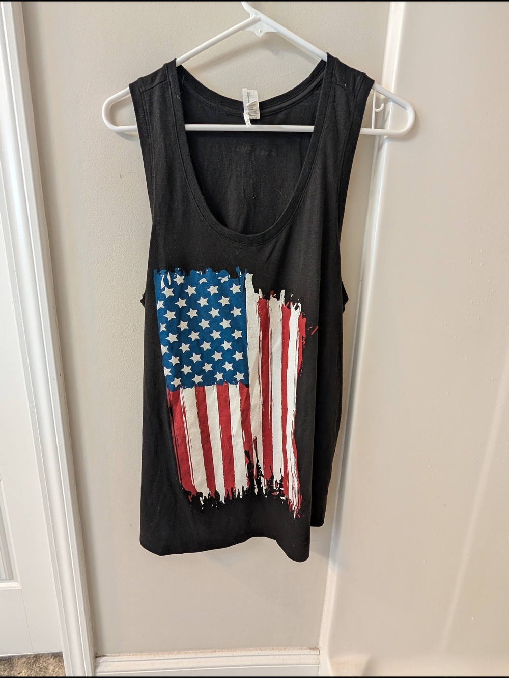 Nine Line Apparel American Flag Tank Top Black XL NWOT